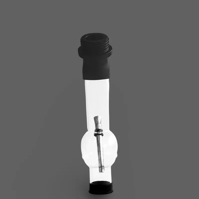 GASMASTER Gasmasken-Bong | Transparente Skull-Kammer | M40 | Dark-Ink
