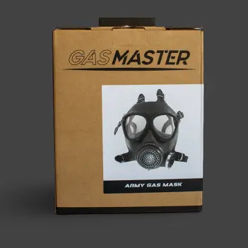 Cagoule masque à gaz GASMASTER Army | Raccord M40 | Dark-Ink