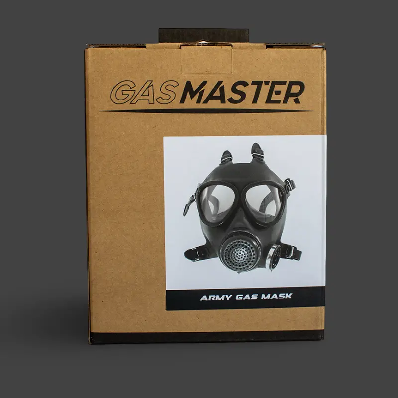 Cagoule masque à gaz GASMASTER Army | Raccord M40 | Dark-Ink