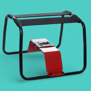 Bangin Bench Extreme Sex Stool, removable raiser bar | Dark-Ink
