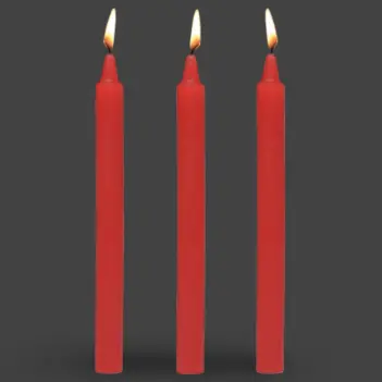 Velas fetish drip Master Series Fire Sticks, 2 colores | Dark-Ink