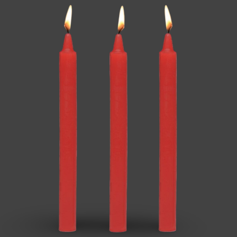 Fire sticks fetish drip candles