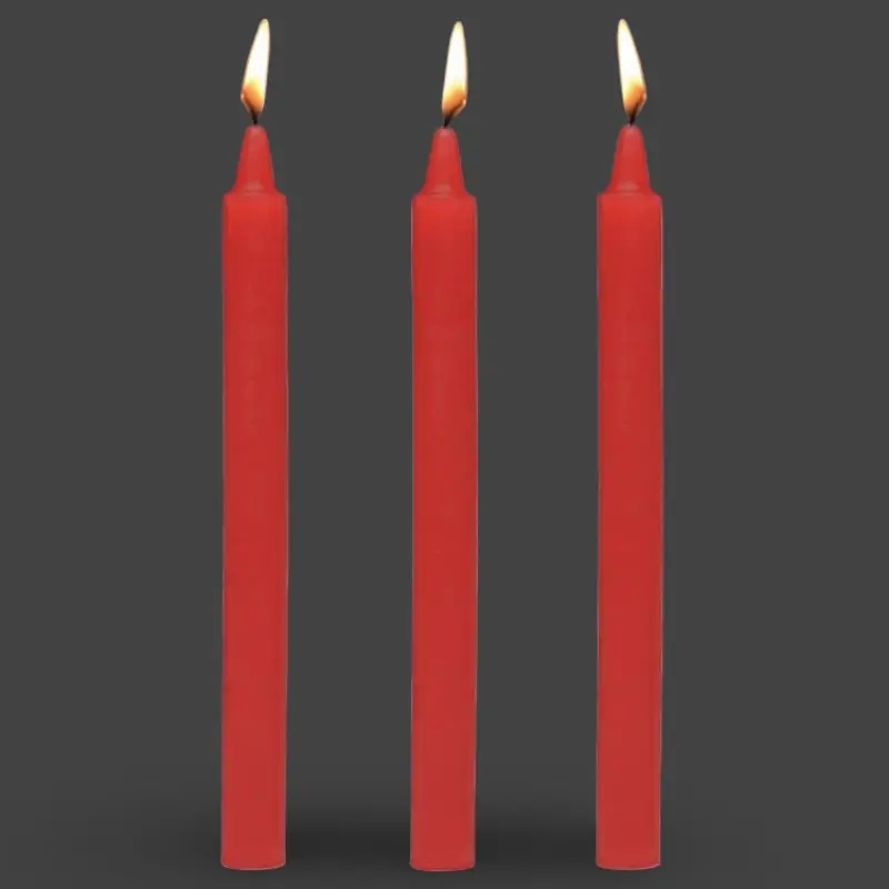 Velas fetish drip Master Series Fire Sticks, 2 colores | Dark-Ink