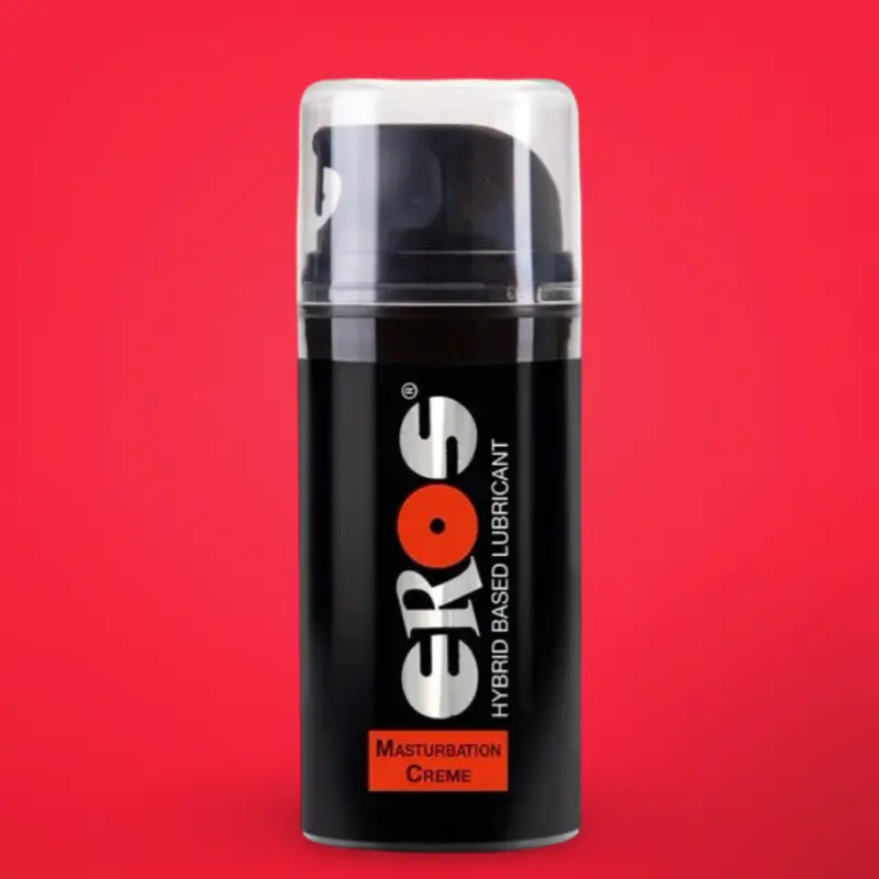 Crème de masturbation EROS Hybrid silicone et eau 100ml | Dark-Ink