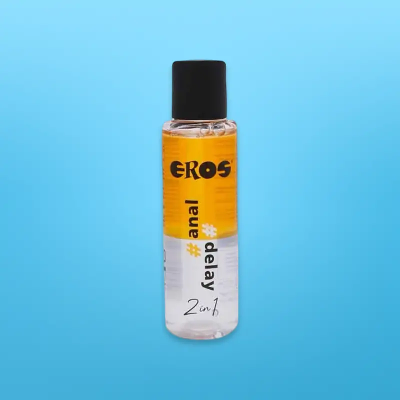 Lubricante anal retardante EROS 2 in 1 con Laureth-9 100ml | Dark-Ink