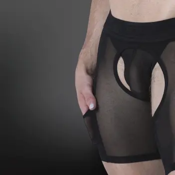 Short Chap CB13 VOID Mesh, aberturas delantera y trasera | Dark-Ink