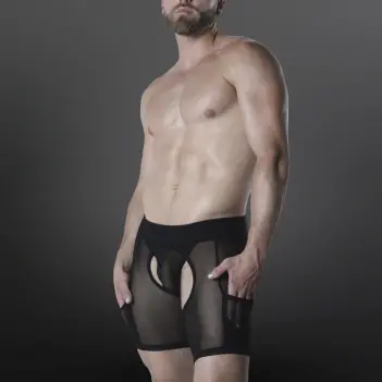 Short Chap CB13 VOID Mesh, aberturas delantera y trasera | Dark-Ink