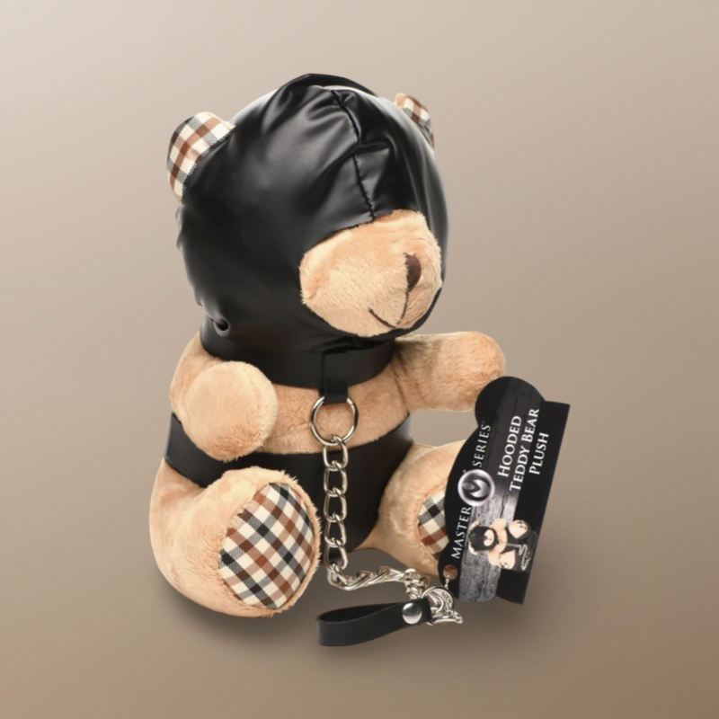 Master series hooded bondage teddy bear