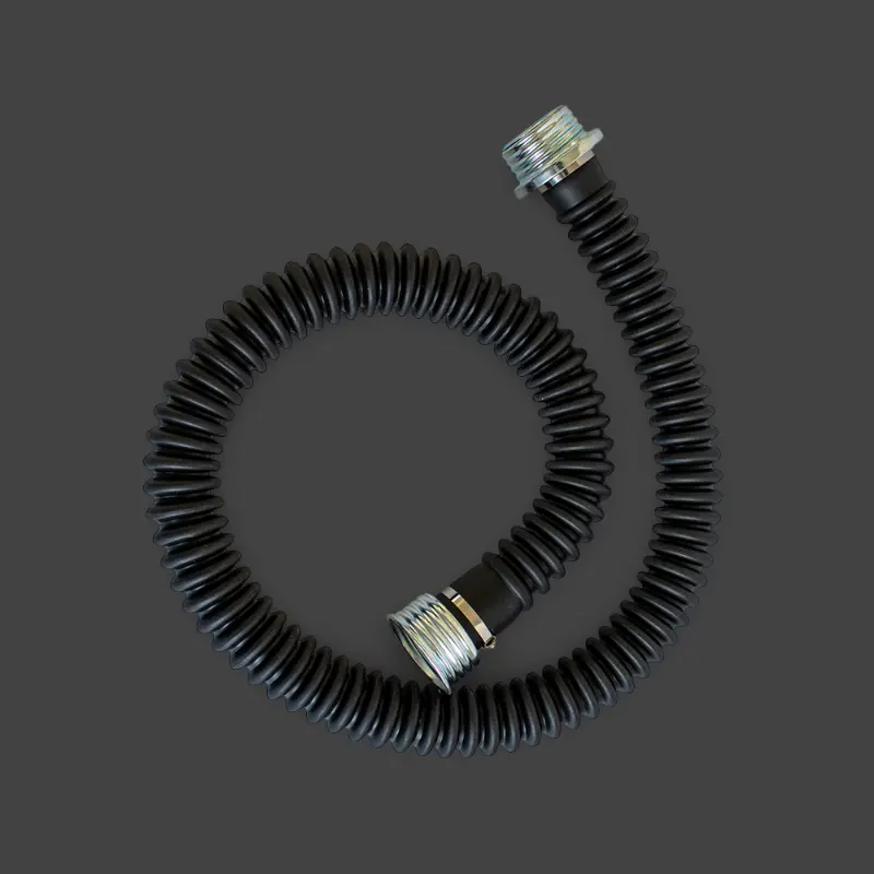 GASMASTER Gas Mask Hose XL 100 cm | Flexible Rubber M40 | Dark-Ink