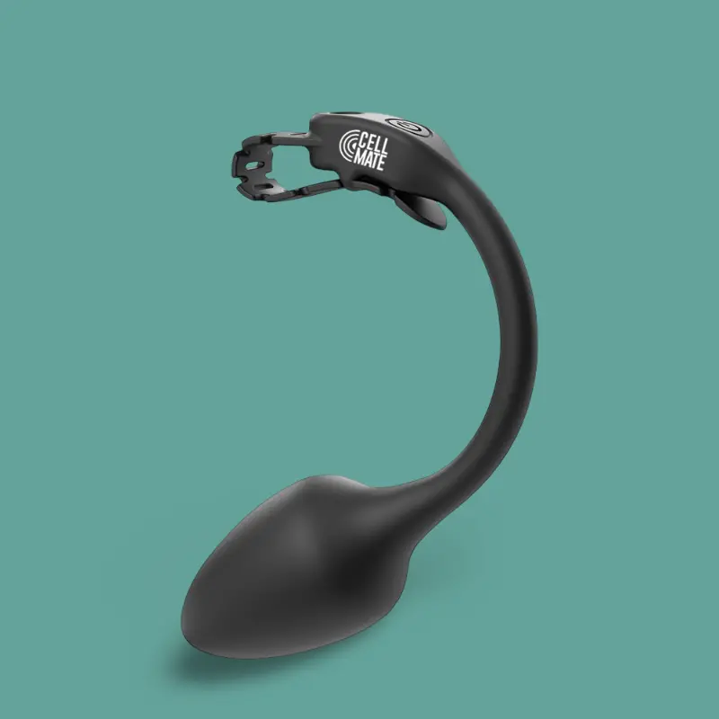 CELLMATE Apollo Vibrations-Plug für Keuschheitskäfig | Dark-Ink