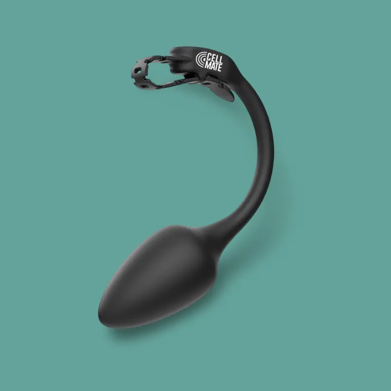 CELLMATE Apollo Vibrations-Plug für Keuschheitskäfig | Dark-Ink