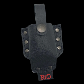 Leather Poppers Bottle Holder for Harness