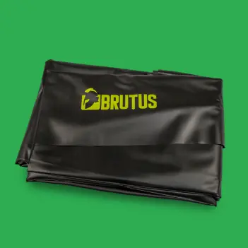 BRUTUS XXL Play Sheet Heavy-Duty Black Vinyl, 220 x 140 cm | Dark-Ink