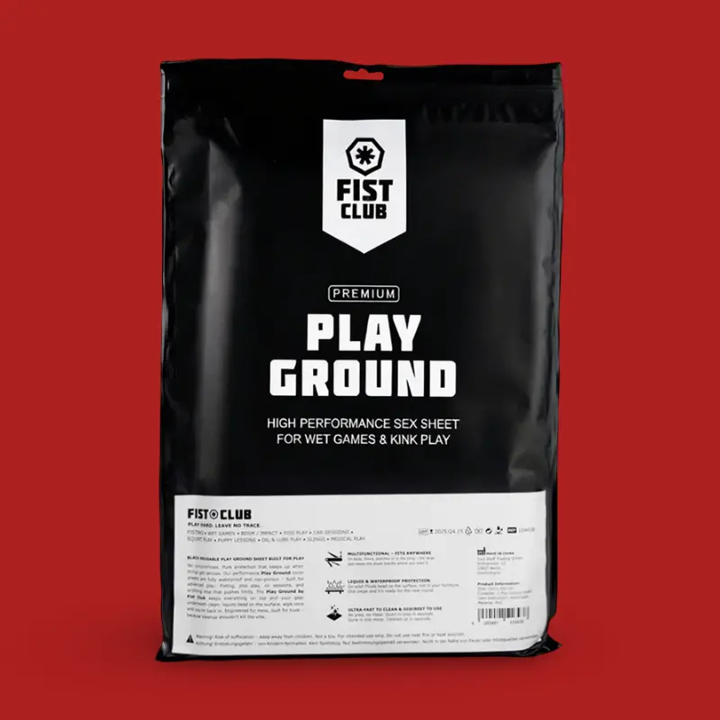 Sábana impermeable PLAY GROUND Fist Club 220 x 200 cm | Dark-Ink