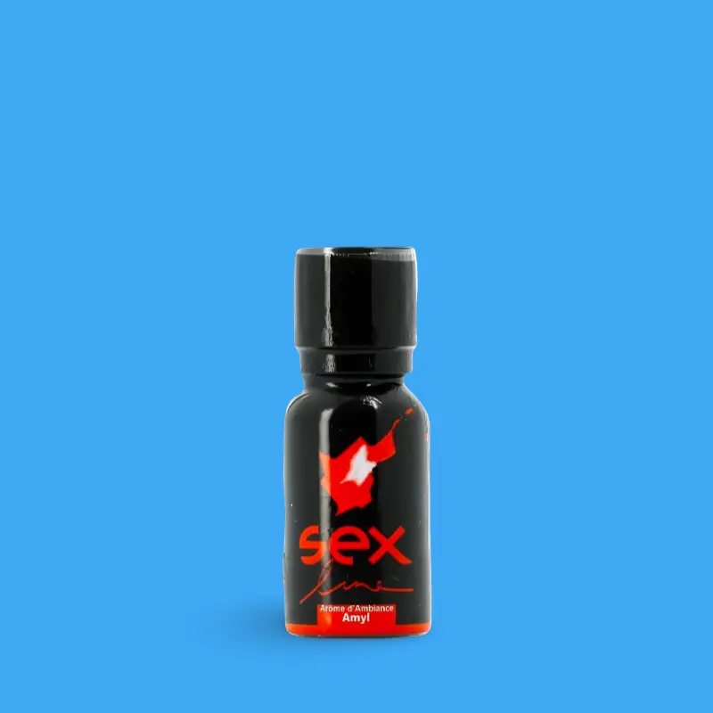 Sexline Red Amyl Poppers 15ml, French amyl base | Dark-Ink