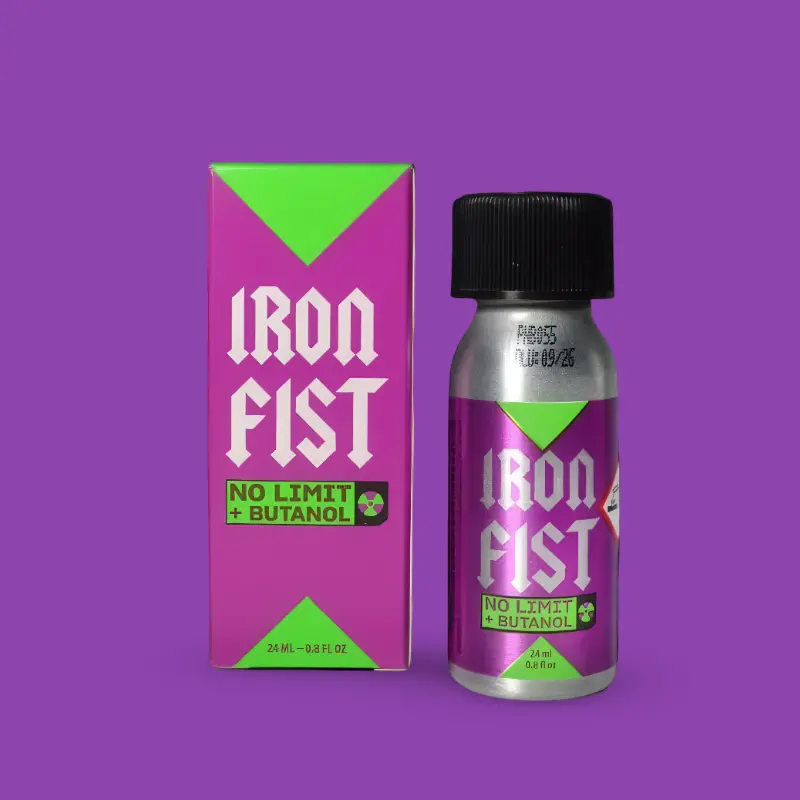 Pentyl Poppers Iron Fist No Limit Butanol 24ml: PWD | Dark-Ink