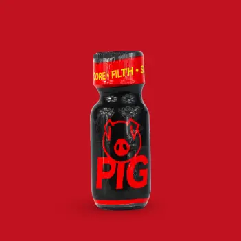 Poppers Pig Red ESMALE, isopropilo, más que el Pig Yellow | Dark-Ink