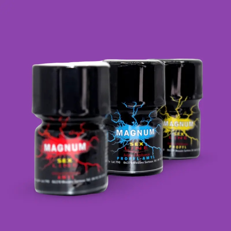 Sexline Magnum Blue Poppers Propyl Amyl 15ml, dual formula | Dark-Ink