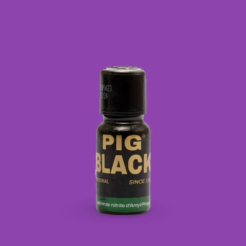 Pig Black Poppers Amyl Propyl Mix 15 ml French Formula | Dark-Ink