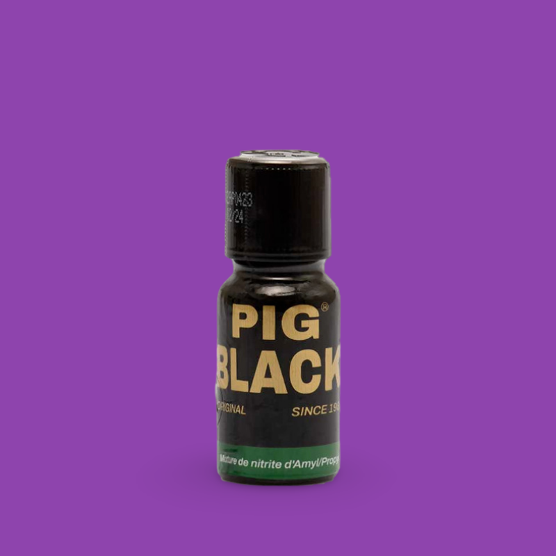 Poppers Pig Black Amyle 15 ml – Poppers français puissant
