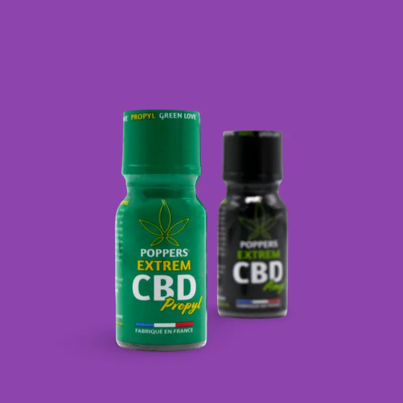 Poppers Extrem CBD Propyl SEXLINE 15ml, fast-hit formula | Dark-Ink