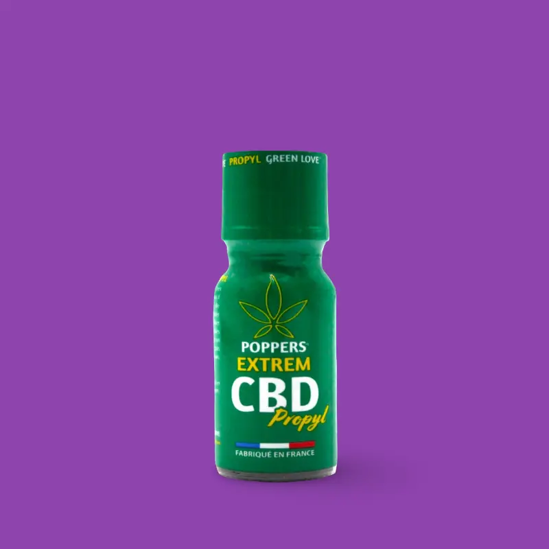 Poppers Extrem CBD Propyl SEXLINE 15ml, fast-hit formula | Dark-Ink