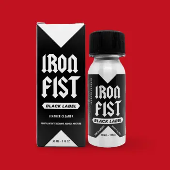 Pentyl Poppers Iron Fist Black Label 24ml: Hybridformel PWD | Dark-Ink