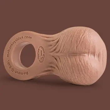 Hankey's Toys Remove-O-Balls, detachable silicone testicles | Dark-Ink