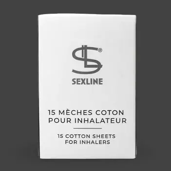 Sexline Poppers-Inhalator Dochte Nachfüllung, 15er-Box | Dark-Ink