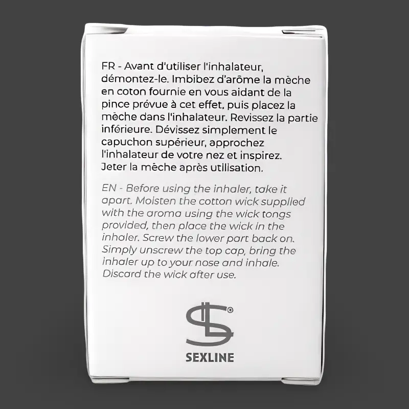 Sexline Poppers-Inhalator Dochte Nachfüllung, 15er-Box | Dark-Ink