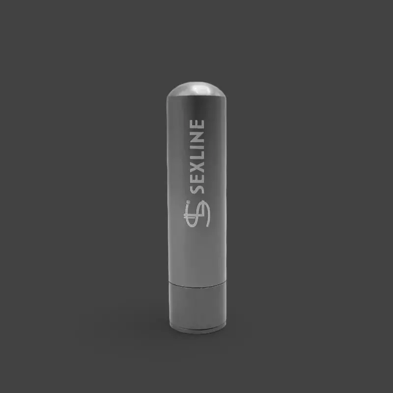 Sexline Poppers-Inhalator, Anthrazit-Metall + Zange | Dark-Ink
