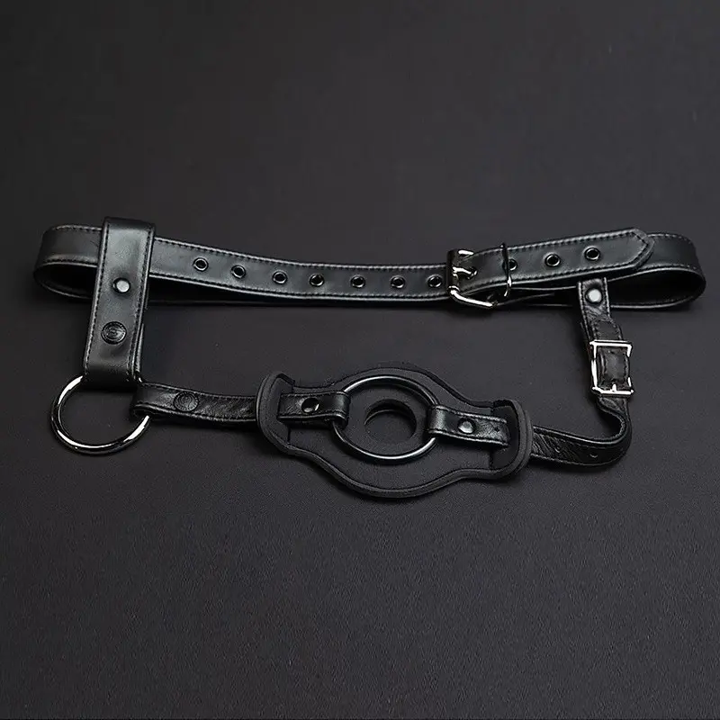 Puppy Tail Harness Mr S Leather, Leder mit Stahl-Cockring | Dark-Ink