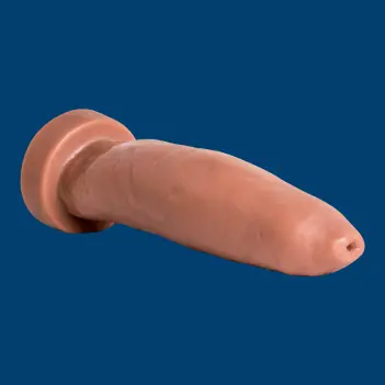 Hankey's Toys Ramrodder Silicone Dildo, tapered, one size | Dark-Ink