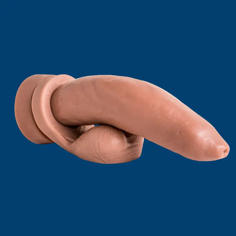 Hankey's Toys Ramrodder Silikon-Dildo, Einheitsgröße | Dark-Ink