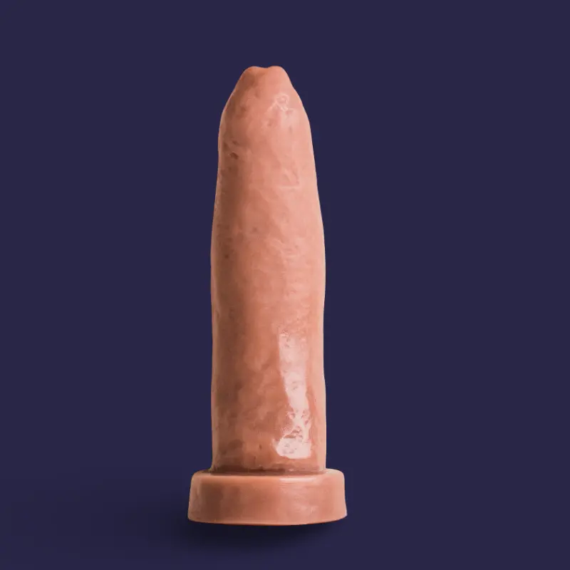 Hankey's Toys Ramrodder Silikon-Dildo, Einheitsgröße | Dark-Ink