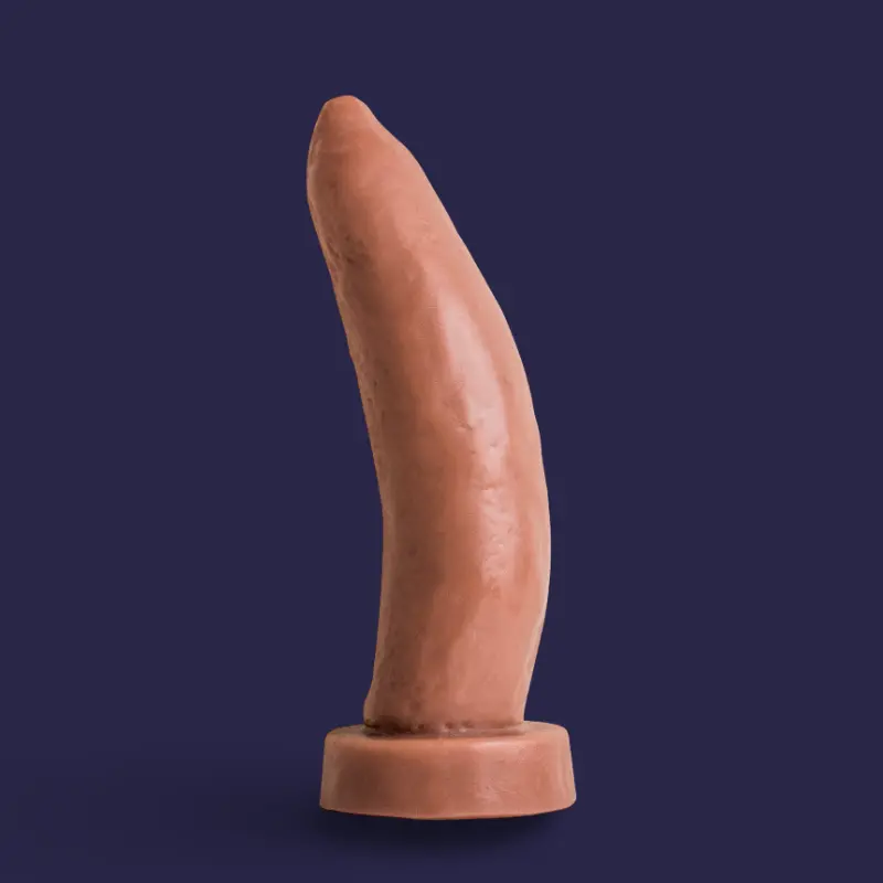 Hankey's Toys Ramrodder Silikon-Dildo, Einheitsgröße | Dark-Ink