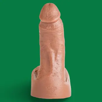 Hankey's Toys Omega Realistic Silicone Dildo, 4 sizes | Dark-Ink