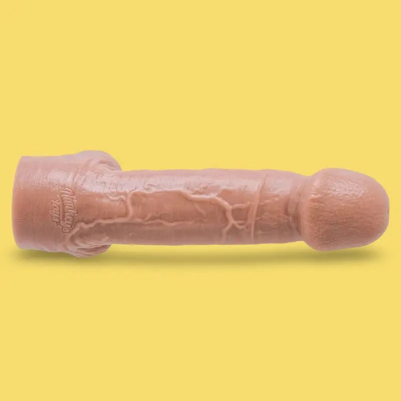 Gode réaliste Big Pop Hankey's Toys, tête mushroom | Dark-Ink