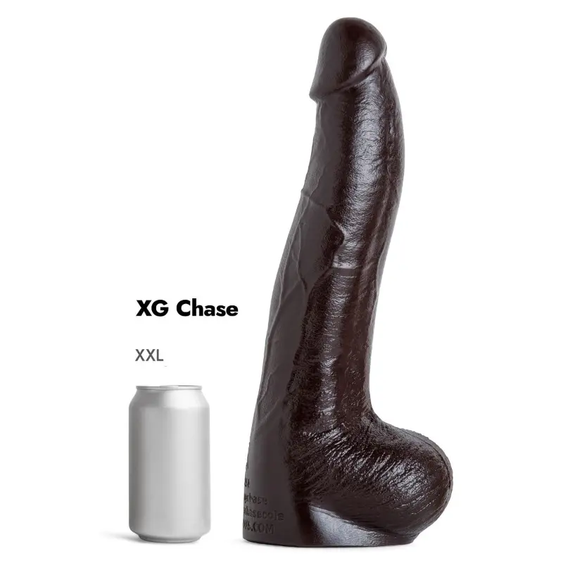 Dildo réaliste XG Chase Hankey's Toys, 5 tailles | Dark-Ink