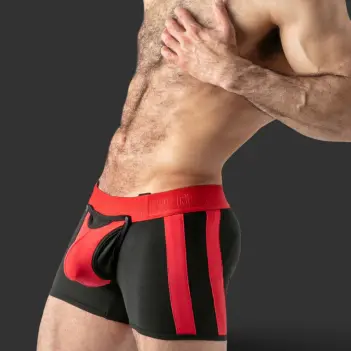 Locker Gear Open Access Fetish Trunk, rear zip | Dark-Ink