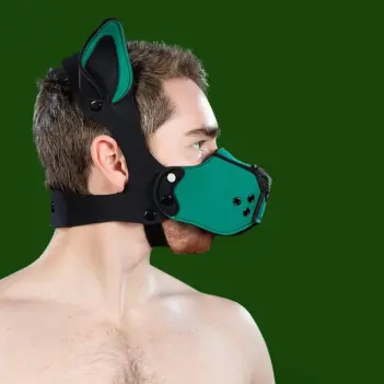 Mr S Leather K9 Muzzle Kit Hunter | Puppy Play Néoprène