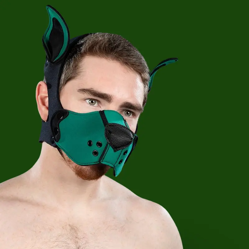 Mr S Leather K9 Muzzle Kit Hunter | Puppy Play Néoprène