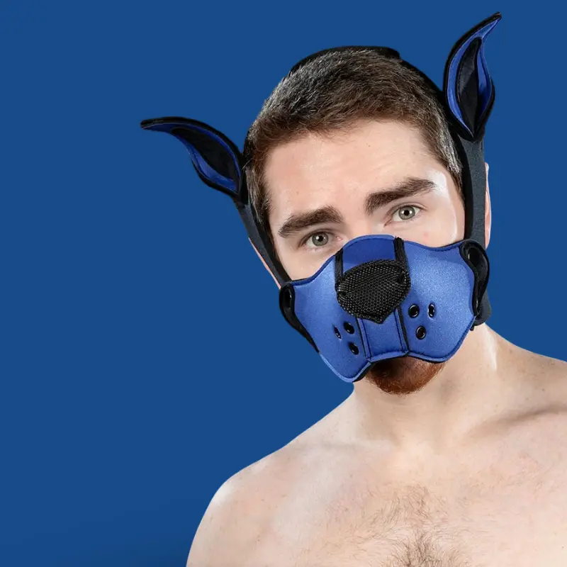 Mr S Leather K9 Muzzle Kit Royal | Puppy Play Néoprène