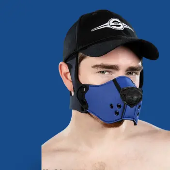 Mr S Leather K9 Muzzle Kit Royal | Puppy Play Néoprène