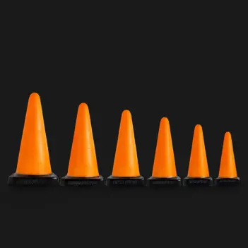 Plug anal Traffic Cone Hankey's Toys, Vac-U-Lock | Dark-Ink