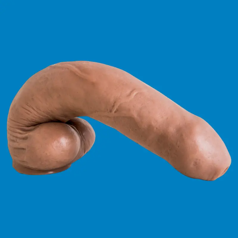Dildo réaliste Firehose Hankey's Toys, non circoncis, 29 cm | Dark-Ink