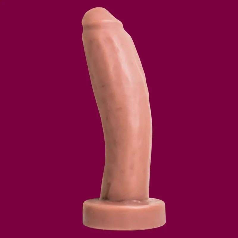 Hankey's Toys Geoff Dildo, Kopf breiter als Basis | Dark-Ink