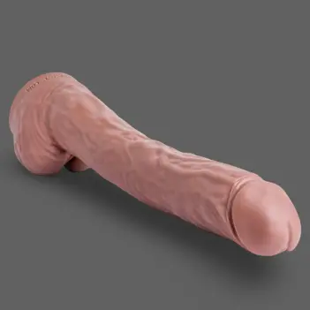 Hankey's Toys Long John Dildo, 33,66 cm Einstecklänge | Dark-Ink