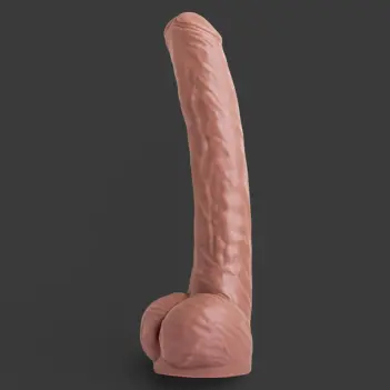 Dildo Long John Hankey's Toys, depth play 33,66 cm | Dark-Ink