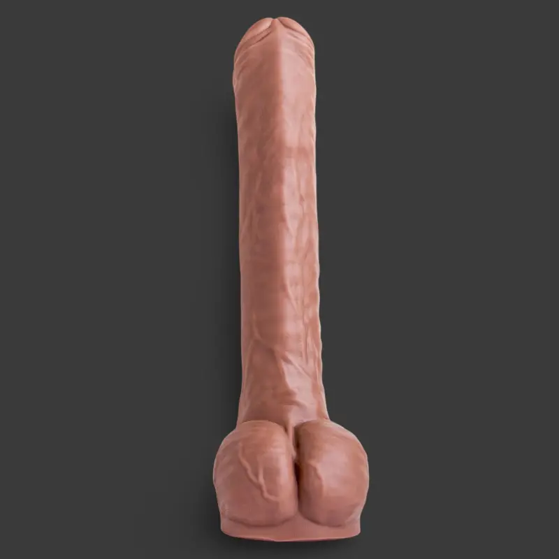 Dildo Long John Hankey's Toys, depth play 33,66 cm | Dark-Ink